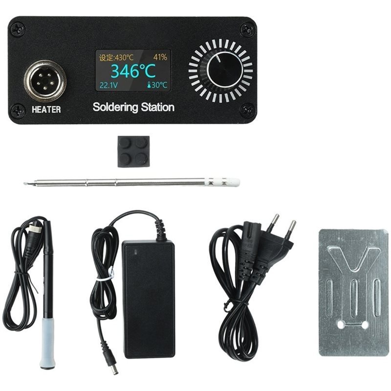 Soldering Station T12 Oled - Estação de Solda Portátil B23B T12