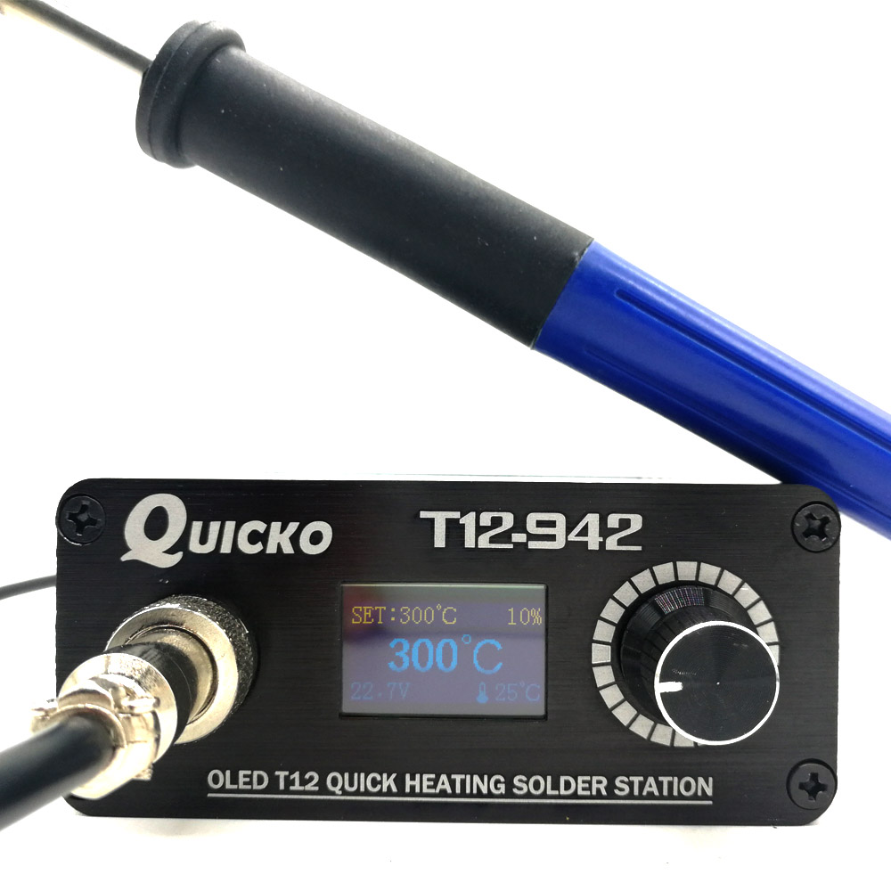 Soldering Station T12 Oled - QUICKO MINI T12 STC OLED Estação