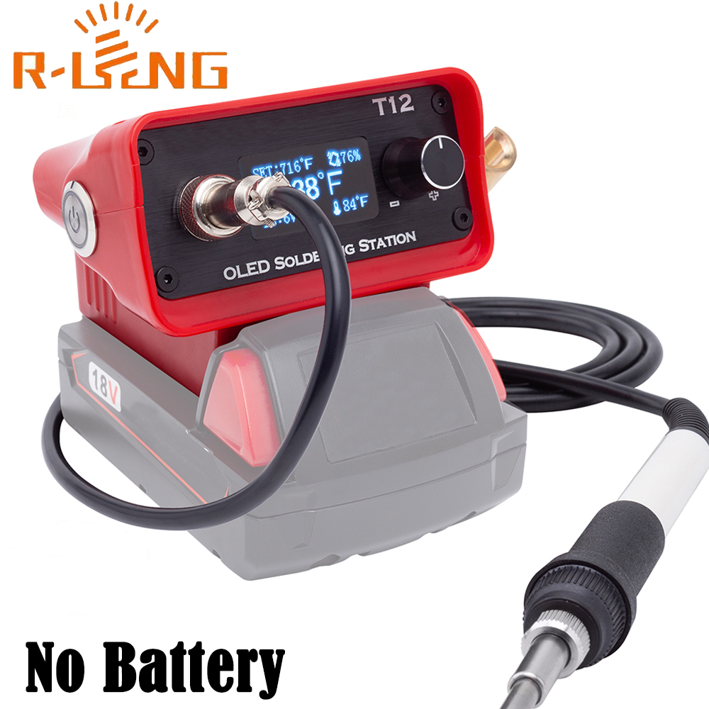 Soldering Station T12 Oled - Estação de ferro de solda oled