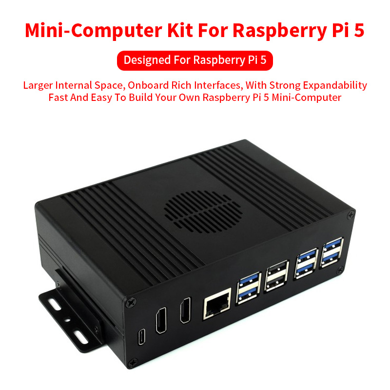 Raspberry Pi 5 8Gb Kit - Raspberry Pi 5 All-In-One Mini-Computer Kit,