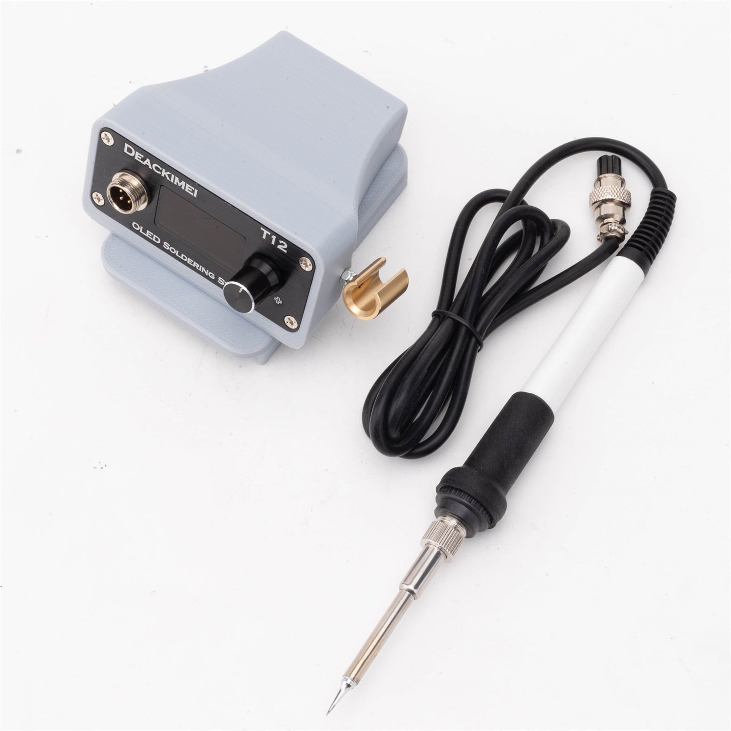 Soldering Station T12 Oled - Estação de solda/ferro de solda para