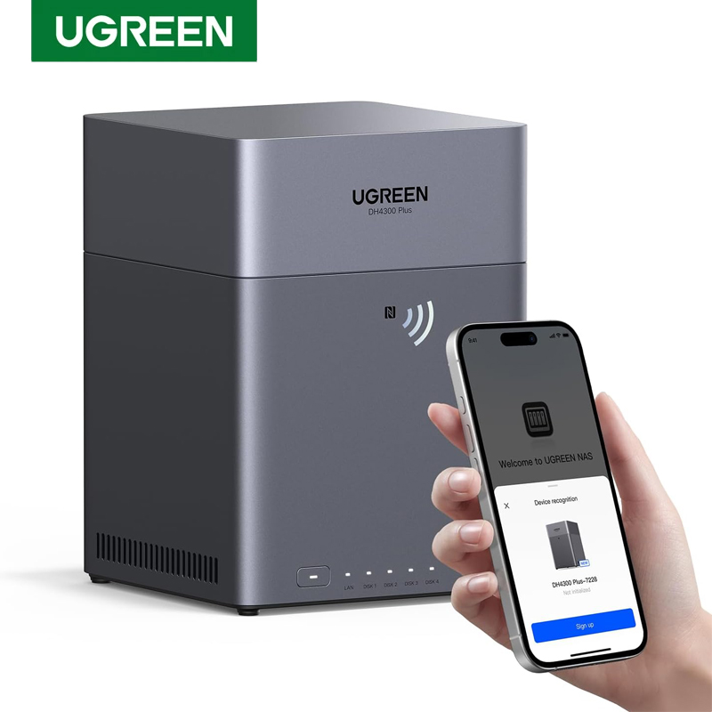 Khadas Vim4 8Gb - UGREEN NAS DH4300 Plus Capacidade de