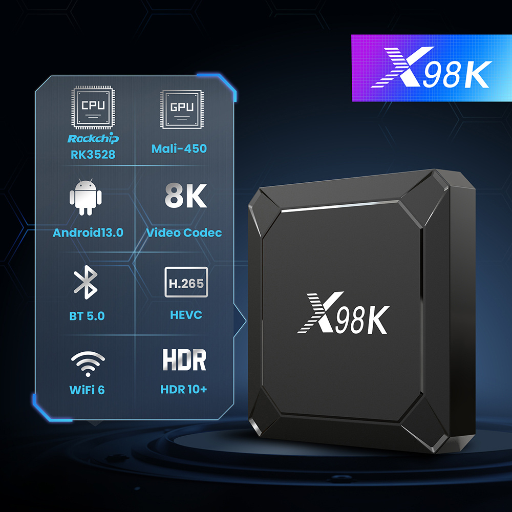 Novo X98K Android 13 TV Box 8K - Radxa Rock 5B 16Gb avaliação e preço