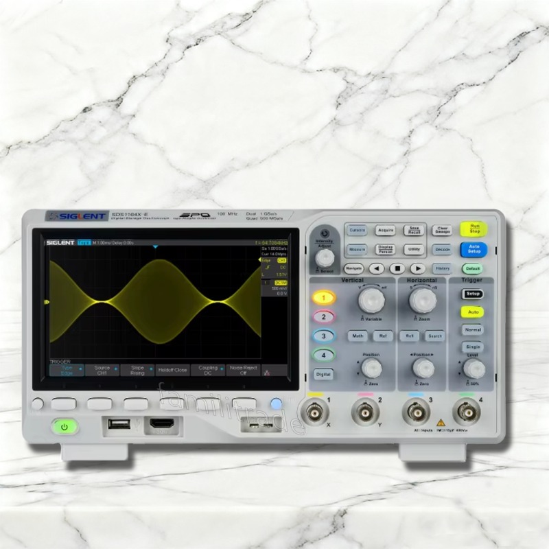 1PC SIGLENT SDS1104X-E Oscilos - Digital Storage Oscilloscope 100Mhz 4Ch avaliação e preço