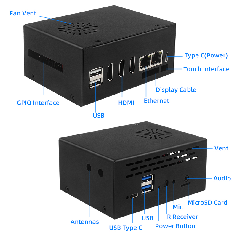 Caixa de metal laranja Pi 5 Pl - Orange Pi 5 Plus 16Gb avaliação e preço