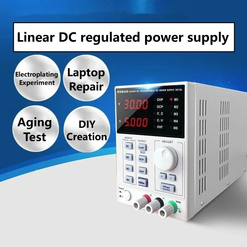 Fonte de Alimentação DC Linear - Programmable Dc Power Supply 60V 5A avaliação e preço