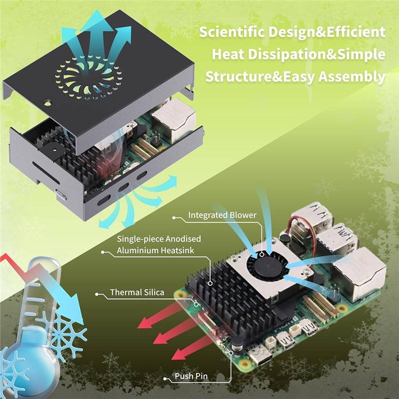 AS95-Kit Inicial Irasptek para - Raspberry Pi 5 8Gb Kit avaliação e preço