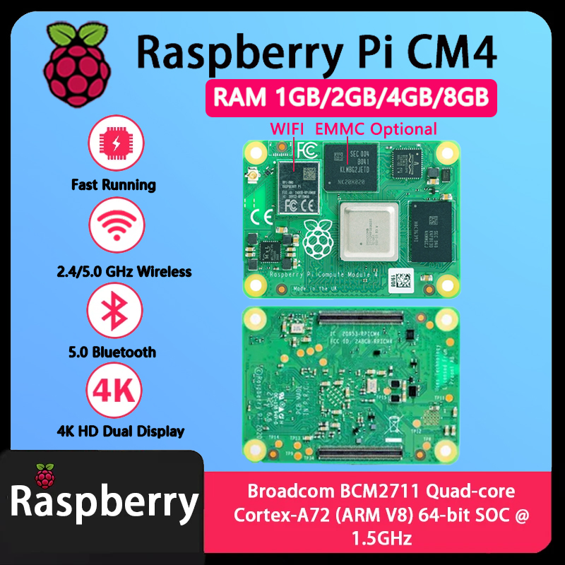 Raspberry Pi CM4 1GB/2GB/4GB/8 - Raspberry Pi Compute Module 4 8Gb 32Gb avaliação e preço