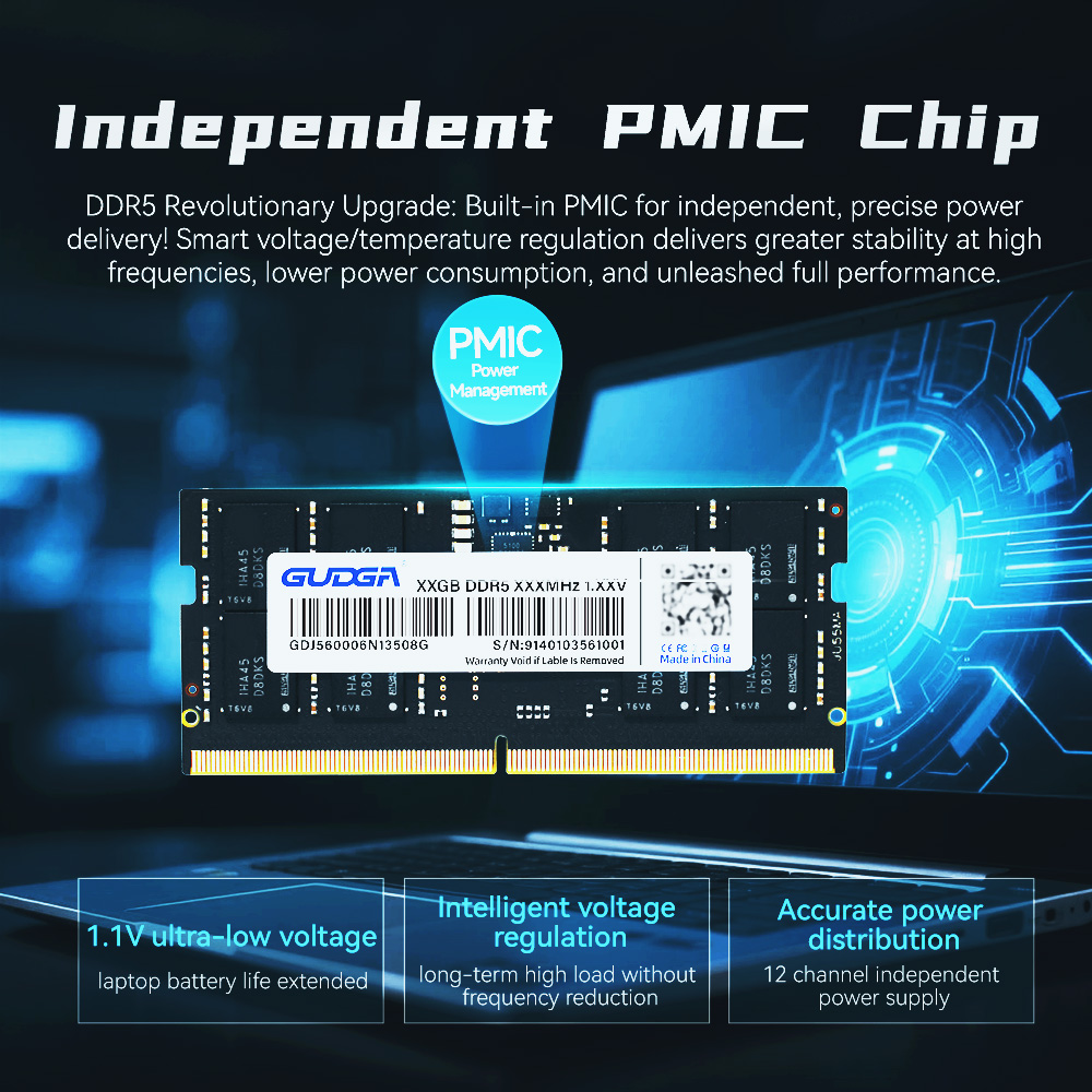 Memória GUDGA DDR5 RAM 8GB 16G - Khadas Vim4 8Gb avaliação e preço