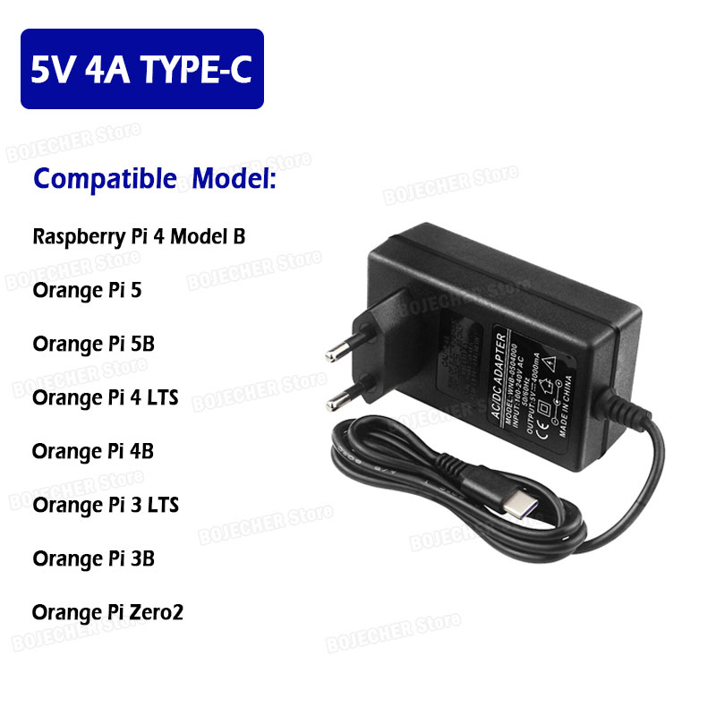 Carregador USB C 5V 4A para Ra - Banana Pi Bpi-M5 avaliação e preço