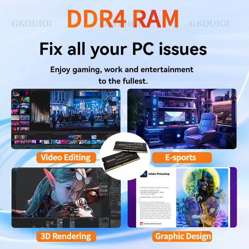 Memória RAM GKOUIOI DDR4 4GB 8 - Khadas Vim4 8Gb avaliação e preço