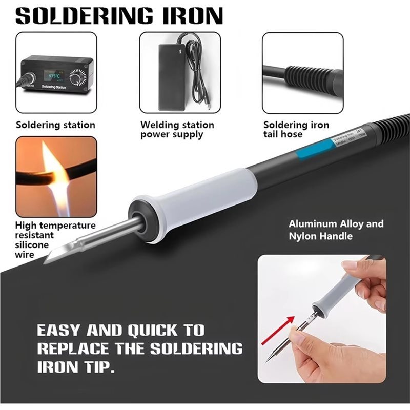 Estação de Solda Portátil B23B - Soldering Station T12 Oled avaliação e preço