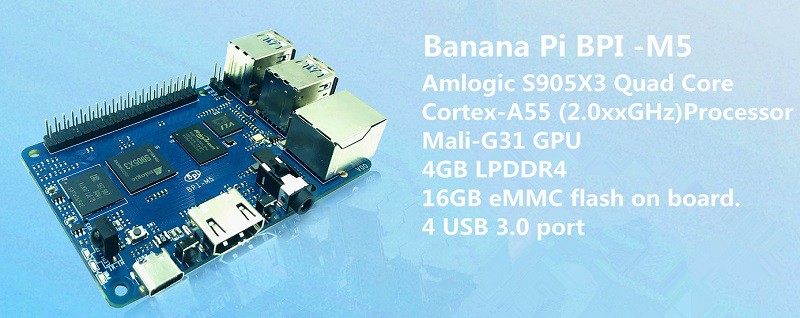 Banana PI BPI M5 Computador de - Banana Pi Bpi-M5 avaliação e preço