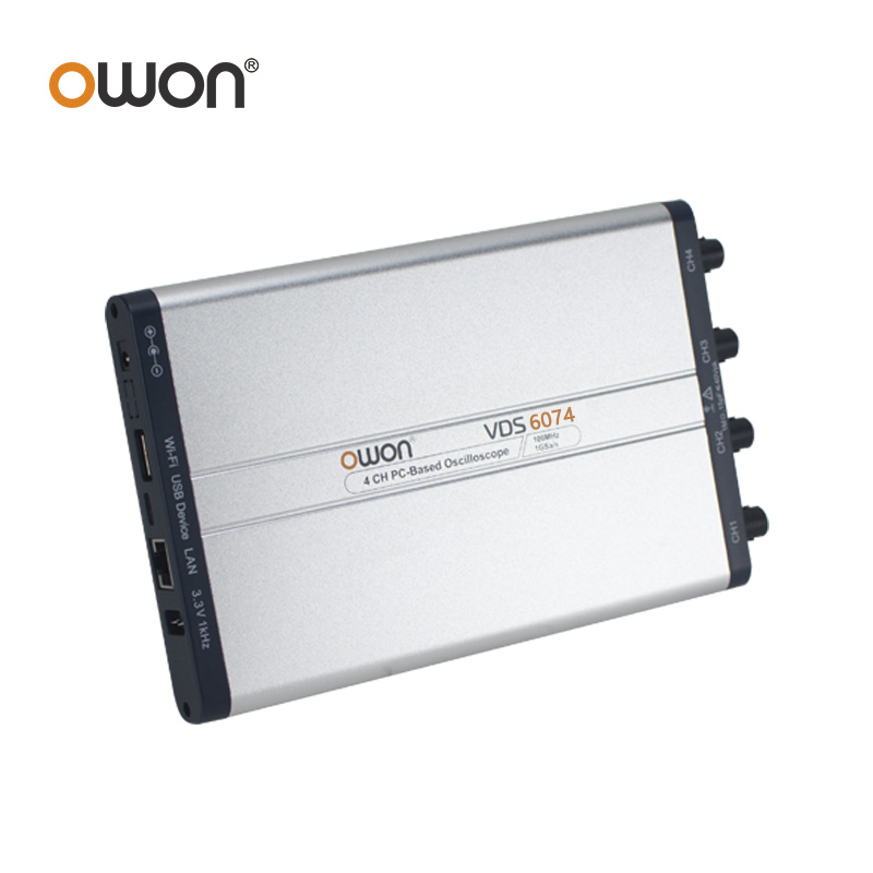 OWON VDS6074 VDS6104 Virtual P - Digital Storage Oscilloscope 100Mhz 4Ch avaliação e preço
