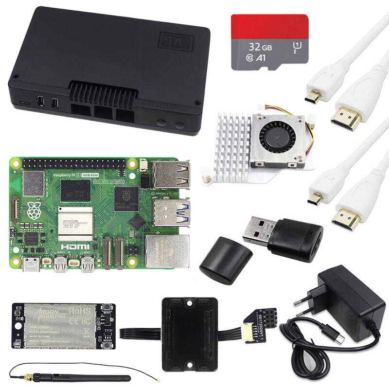 Novo Kit de Placa de Desenvolv - Raspberry Pi 5 8Gb Kit avaliação e preço