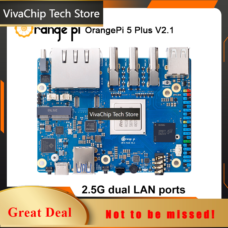 Placa de Desenvolvimento VivaC - Orange Pi 5 Plus 16Gb avaliação e preço