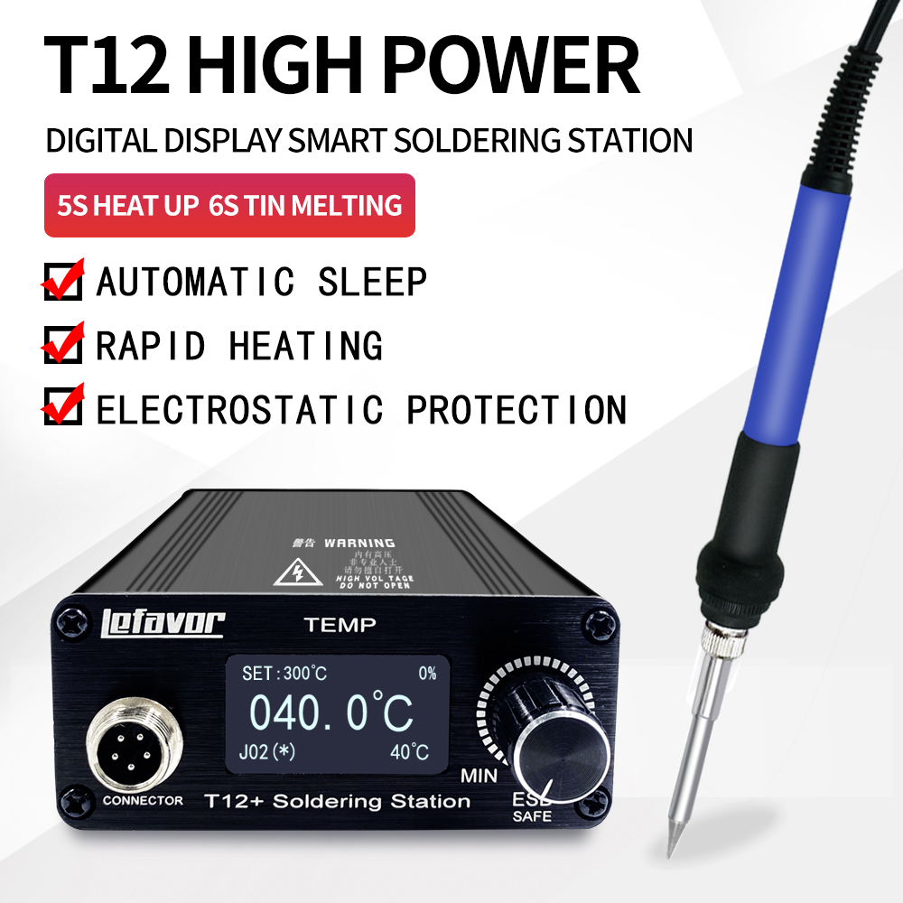 T12 + estação de solda ferro d - Soldering Station T12 Oled avaliação e preço